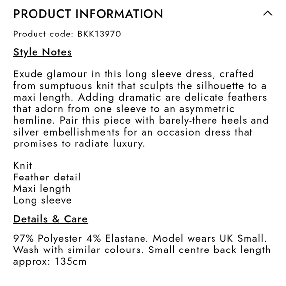 Karen Millen Figure Form Bandage Knit Split Feather Hem Midi Dress- L - Picture 6 of 6